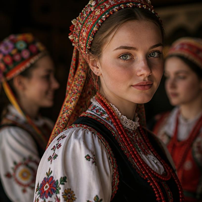 Kolorowe Tajemnice Ludowych Strojów