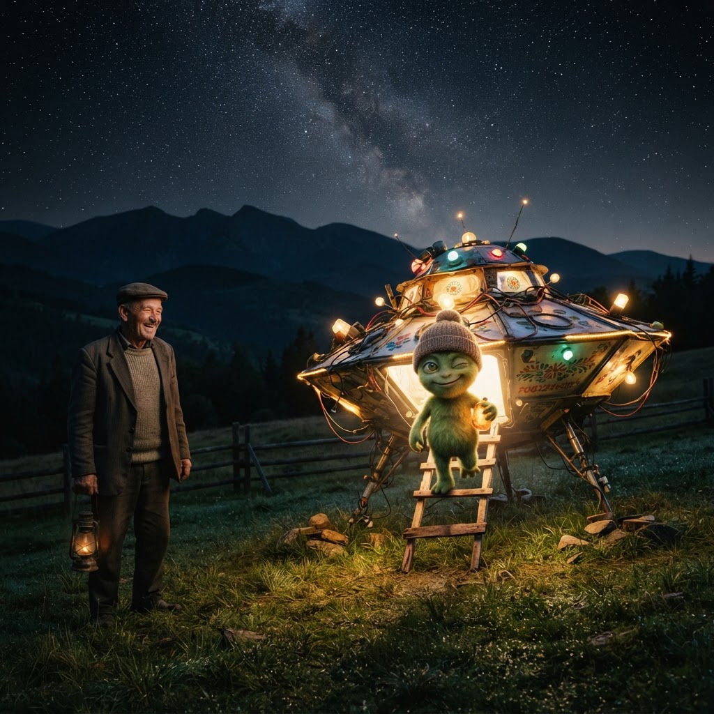 O UFO z przymrużeniem oka