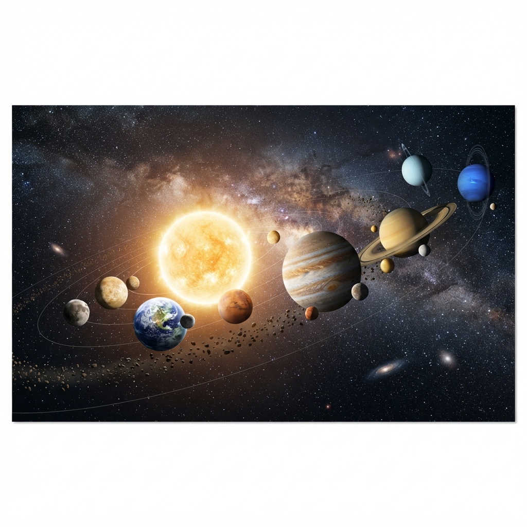 Fakty o planetach Układu Słonecznego